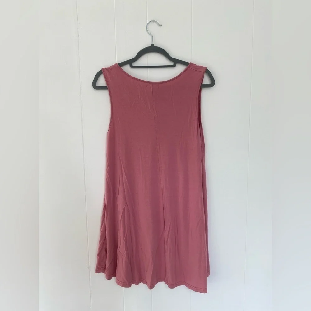 Womens Piko Long Shirt / Dress In Pink Sz M - Picture 2 of 3